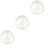 3Pièces Boules Transparentes En Pour Jonglage Et Spectacles 7
