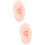2Pièces Modèles D'oreilles Silicone Khaki Simulation Perçage 7