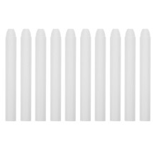 36Pcs Easy-Wipe White Chalk Pencils for Blackboard and Sidewalk