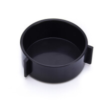 3Stk Schwarze Reptilien Fressschale Aus Plastik, Robust Und Langlebig