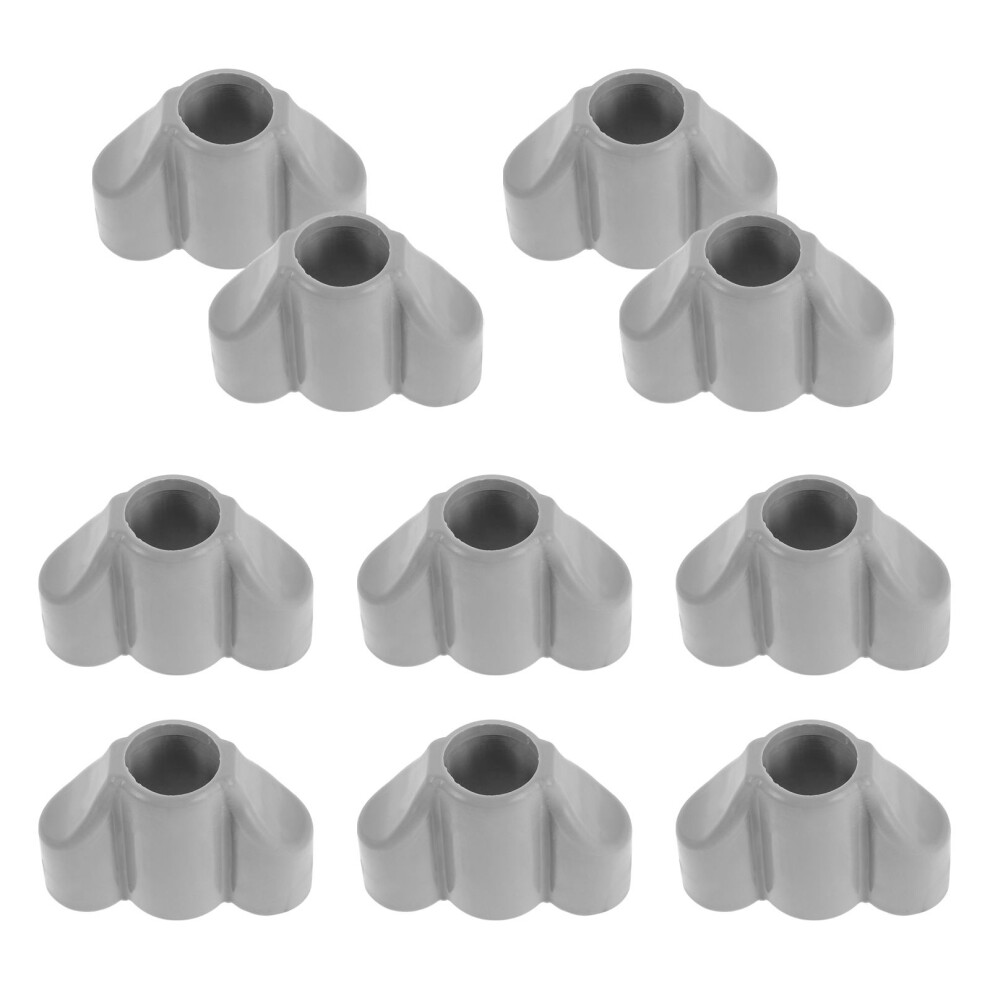 Ohphcall Grey 10Pcs Lightweight Plastic Crutch Connectors For Underarm Support