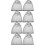 8Pcs Durable Black Beekeeping Hats with Fine Mesh Net for Outdoor Use 4