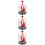 3Pcs Human Lung Breathing Aid with Rubber Diaphragm Red 10