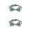 2Pcs Safe Comfortable Kids Bow Ties Polyester St. Patrick's Day Fun 7