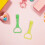 48Pièces Anneaux Bébé Assortis Plastic Aide Motricité 10
