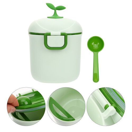Récipient Lait Bébé Portable Vert Stockage Sûr 1