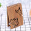 2Pcs Foldable Chocolate Wood Makeup Mirror Home Decor Vanity Cosmetic 6