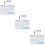 3Sets Desk Acrylic Memo Boards Clear Writable Whiteboards 7