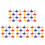 750Pcs Multi ABS Golf Ball Markers Precision Plastic Dots for Putting 7