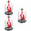3Pcs Human Lung Breathing Aid with Rubber Diaphragm Red 9