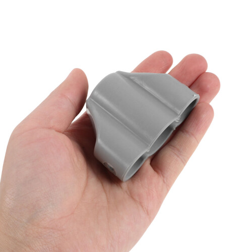 10Pcs Lightweight Plastic Crutch Connectors for Underarm Support Grey 1