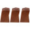 3Pcs Chocolate Kitchen Storage Tool Cutter Holder Rack 4