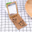 2Pcs Foldable Chocolate Wood Makeup Mirror Home Decor Vanity Cosmetic 8