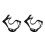 2Pcs Y-Shaped Chin Straps Black Polyester Hard Hat Accessories 4