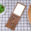 2Pcs Foldable Chocolate Wood Makeup Mirror Home Decor Vanity Cosmetic 7