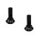 2Pcs Black Wall Speaker Mounts with Cable Organizer for Home Use 7