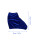 2Pairs Portable Dark Blue Skating Boot Sleeve Covers Polyester Fabric 8