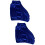 2Pairs Portable Dark Blue Skating Boot Sleeve Covers Polyester Fabric 7