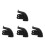 4Sets Universal Inline Skate Rubber Brake Pads Black for Roller Skates 8