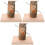 3Pcs Multi-Functional Wooden Hamster Windmill Wheels Small Pet Toys 5
