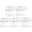 30Pcs Guitar Patch Cables Metal Rubber Assorted for Audio and Effects 7