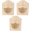 3Pcs Space-Saving Wooden Rabbit Grass Feeder Rack for Small Pets 4