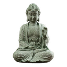 Staty Akvariumdekoration Buddhismfigur Skrivbordsdekoration Bordsdekor Hemstaty Sandsten Thailand