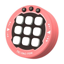 Tic Tac Toe Game Table Brainteaser Games 3 in A Row Table Top Game Family  for 3-5 Years Old Portable Console Game