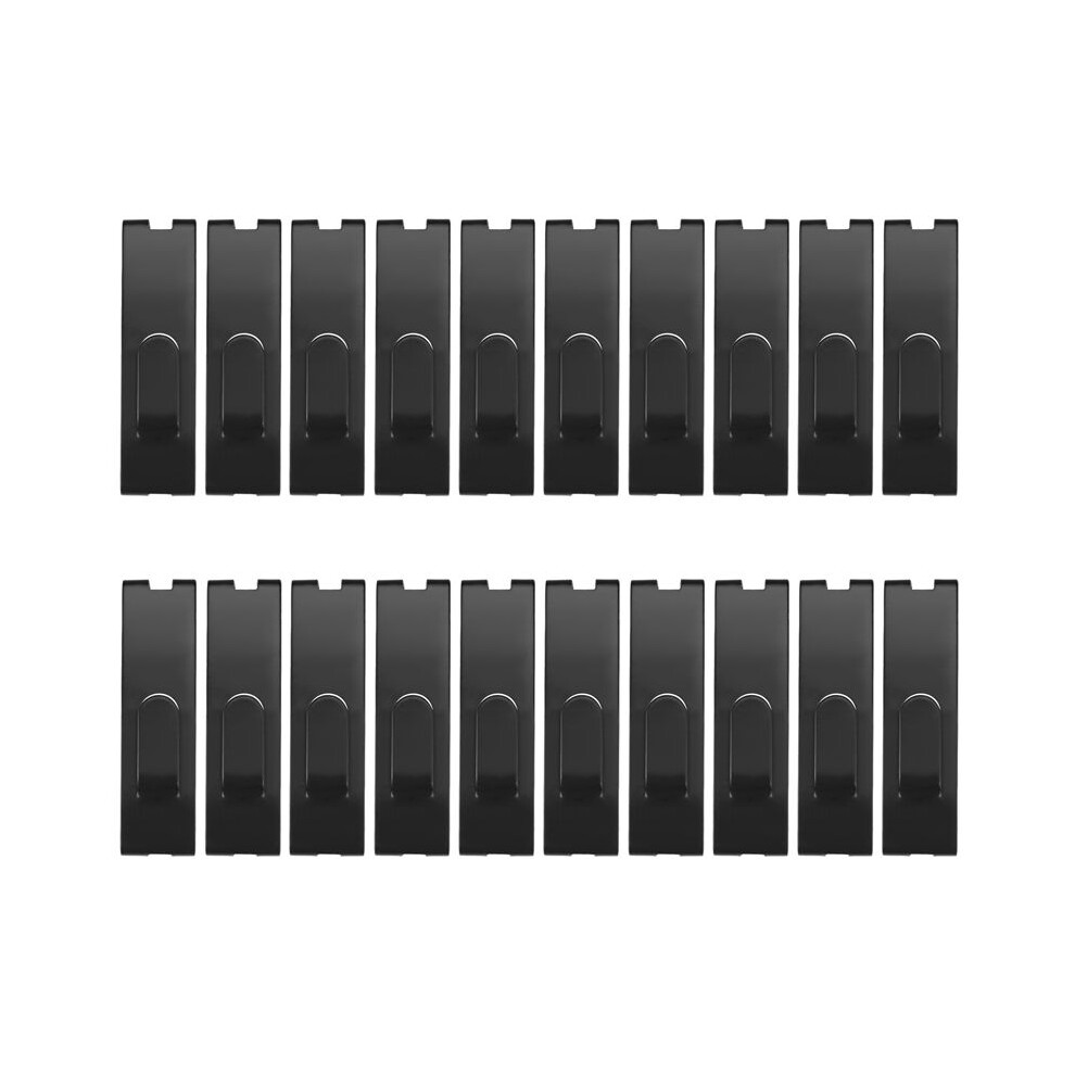 20Pcs Grid Hooks For Wall, Grid Wall Picture Hooks Gridwall Hooks Hangers Display Panels Slat Wall Notchgrid Hook 4711022210174