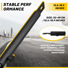 32-48cm Supporto per Lucidatura Auto Retrattile Supporto per Fissaggio Porta Bagagliaio Fisso Supporto per Fissaggio Porta Cofano Auto Nero