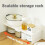 Retractable Kitchen Cupboard Organizer - Space-Saving Closet Rack, Wardrobe Makeup Cabinet Holder, Storage Shelf 2