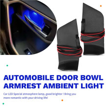 Türgriff-Armlehnen-Ambientebeleuchtung, Innenraumbeleuchtung, Türgriff-Rahmenbeleuchtung für RAV4 2019 - 2024, Dunkelblaues Licht