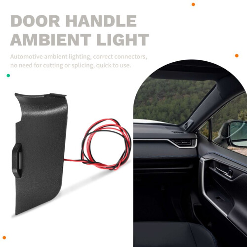 Door Bowl Armrest Atmosphere Light Interior Lights Bowl Handle Frame Light for  RAV4 2019 - 2024 White Light 2