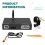Wireless Carplay Android Auto for  Touch 2 Entune 2.0 Highlander Tundra Sienna Prius Yaris CHR Module Decoder 7