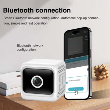 1080P HD WiFi Camera with Night Vision, Remote Viewing, Ultra Long Standby Mobile Detection for Home Security Black