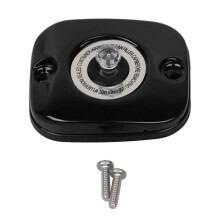 Motorcycle Front Brake Clutch Master Cylinder Cover with Bolts for Street Electra Glide Softail Dyna Touring