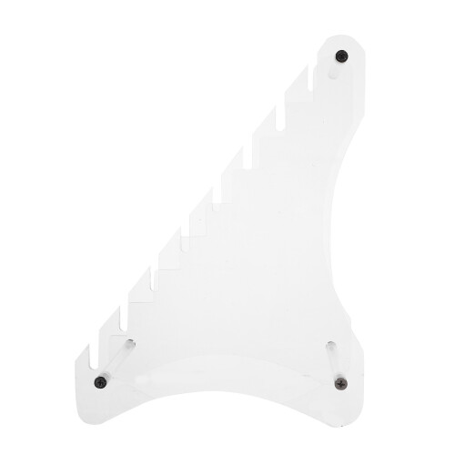 4Stk Klarer Messerständer Küchen Messer Display Regal Multilayer 2