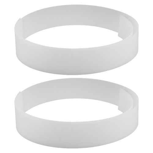 2Stk LED Diffuserplatte Acryl Weiß Für Zuhause Flexible Lichtstreuung
