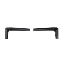 2pc Car Front Bumper Lip Splitter Fin Glossy Black for 2020-2024