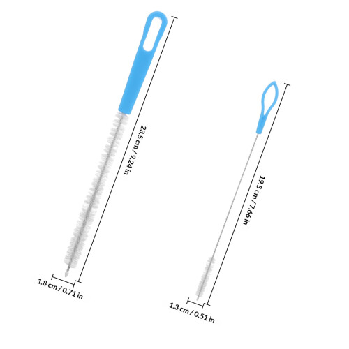 2Pièces Brosse Nettoyage Multi Usage Ergonomique Couleur Mixte 1
