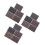 60Pièces Éponges Abrasives Polyvalentes Pour Ponçage Sec Humide 4