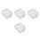 4Pièces Cache Interrupteur Transparent Protection Bouton 7