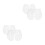 4Paren Witte Plastic Schoenspanners Schoenvormbehoud Unisex 7