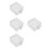 4Pièces Cache Interrupteur Transparent Protection Bouton 10