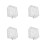 4Pièces Cache Interrupteur Transparent Protection Bouton 5