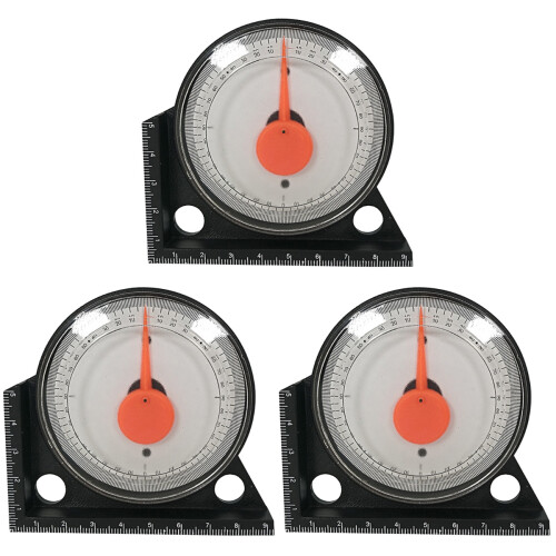 3Pièces Outils D'angle Inclinometer Pour Chantier Automobiles 1