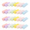 200Pièces Mini Éponges Multi-Faces Pour Blush Naturel Et Nail Art 3