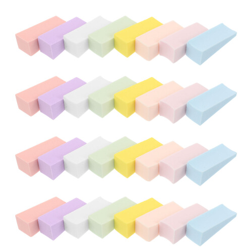 200Pièces Mini Éponges Multi-Faces Pour Blush Naturel Et Nail Art 2
