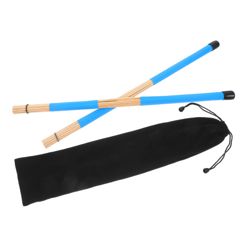 2Paires Baguettes Percussion Bambou Compactes Pour Jazz Folk 1