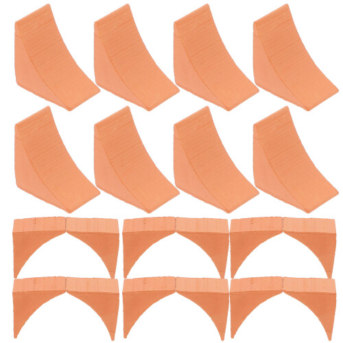 100Pièces Mini Terre Cuite Pour Modèles De Paysage 2